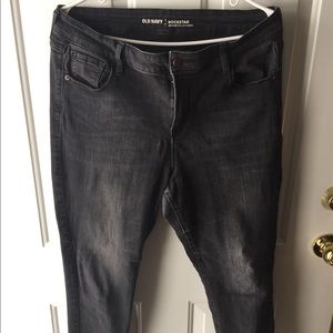 Rockstar Grey/Black jeans.